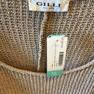 Gilli Women's Knit Beige Sweater